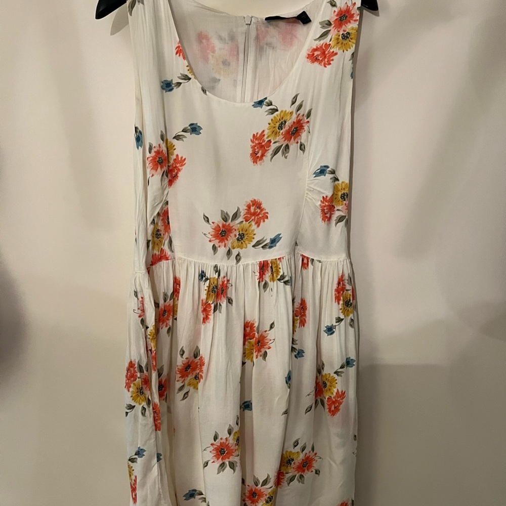 TOPSHOP Floral Mini Dress